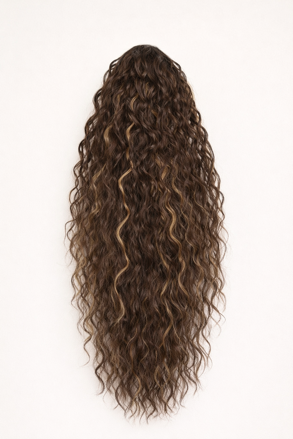 Layered Natural Wavy Claw Clip Ponytail