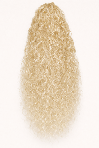 Layered Natural Wavy Claw Clip Ponytail