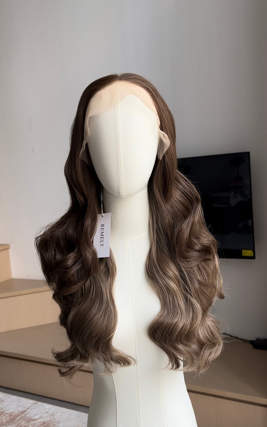 Mocha Brunette Lace Frontal  Wig