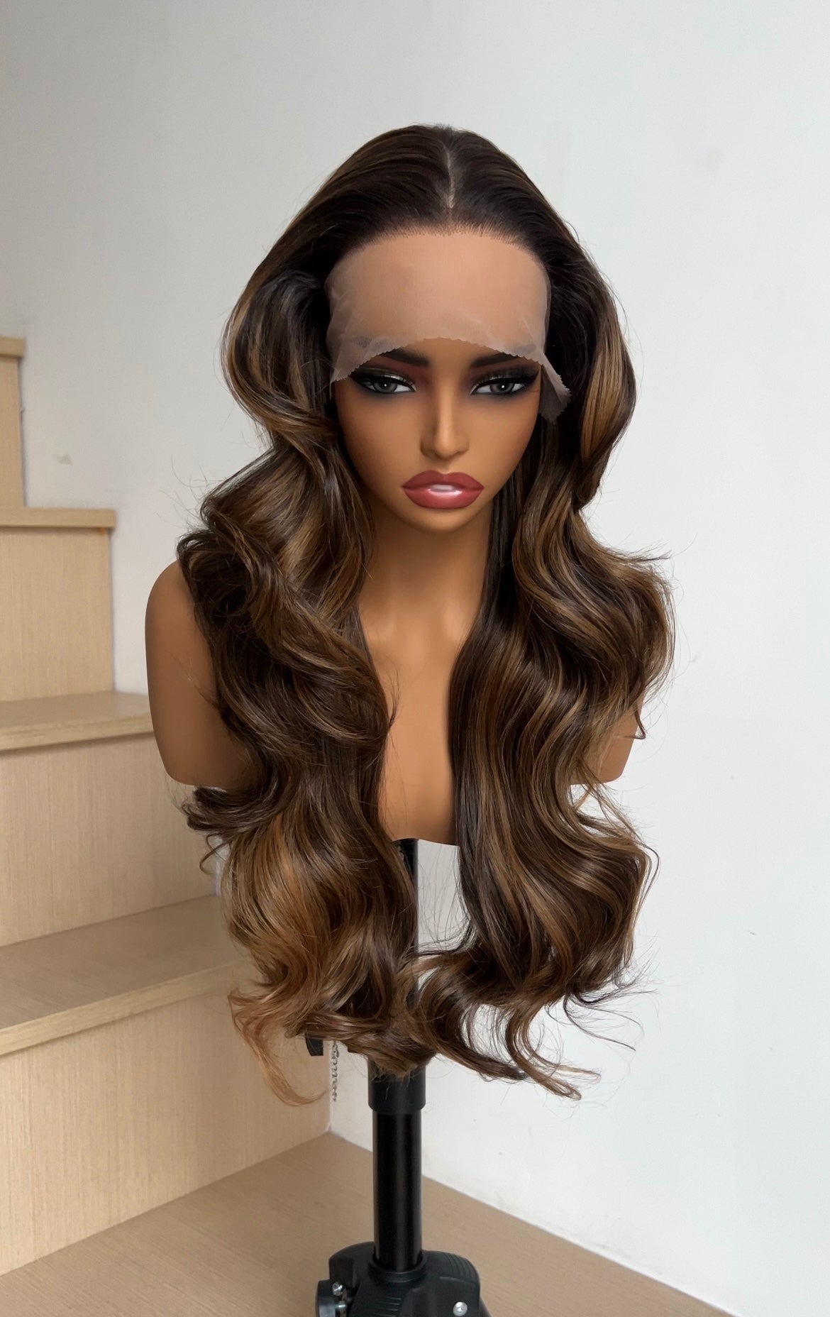 Chocolate Caramel Lace Frontal  Wig