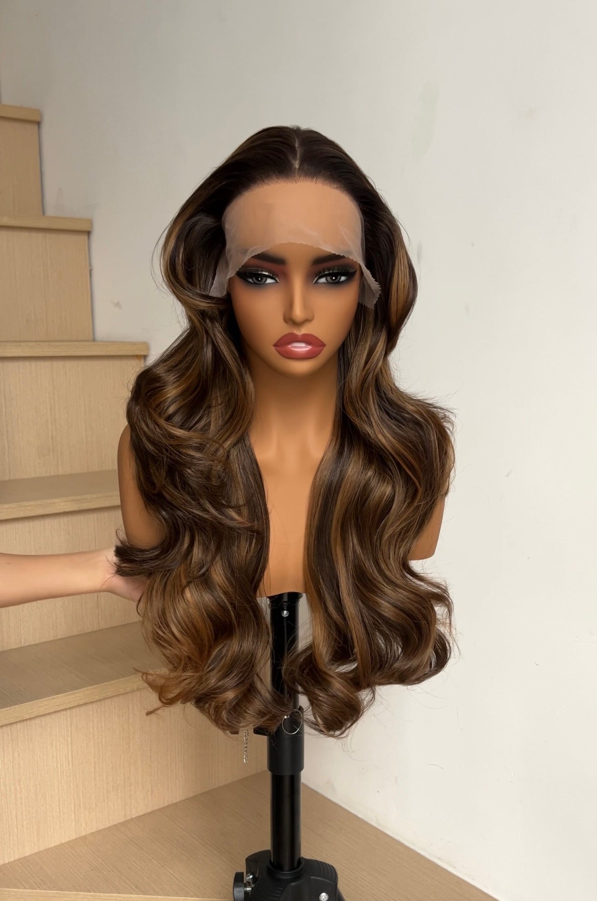 Chocolate Caramel Lace Frontal  Wig