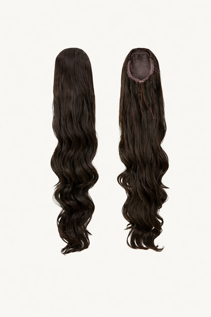 Layered Body Wave Drawstring Ponytail