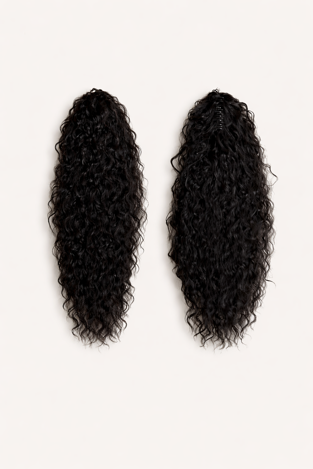 Layered Natural Wavy Claw Clip Ponytail