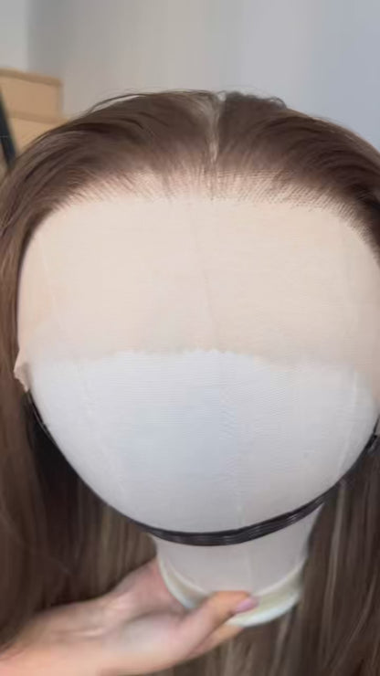 Mocha Brunette Lace Frontal  Wig