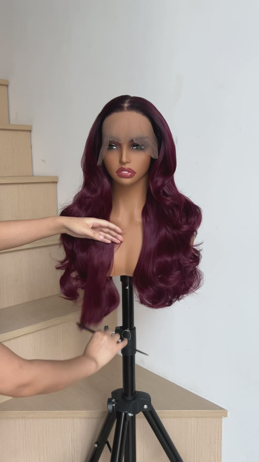 Cherry Cola Lace Front Wig