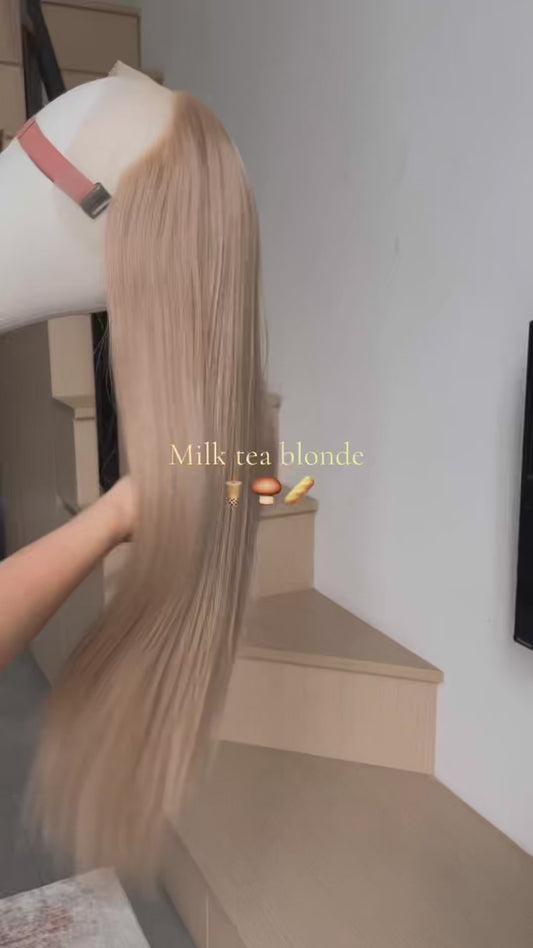 Milk Tea Blonde Lace Frontal wig