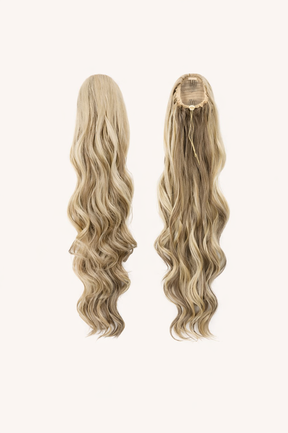 Layered Body Wave Drawstring Ponytail